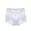 Нижнее белье большого размера из кружева для женщин с высокой талией, дышащие, легкие, сексуальные, из чистого хлопка, бесшовные, с промежностью, мягкие, женские, треугольные трусики