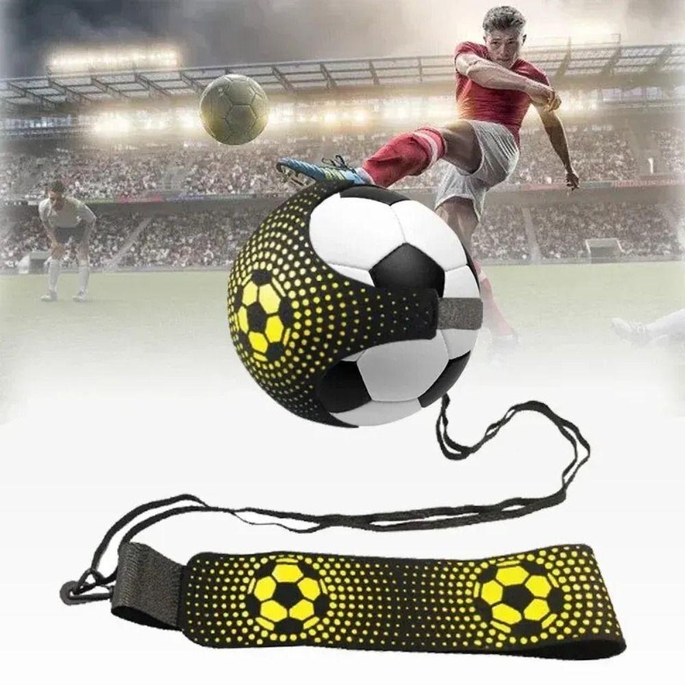 Adjustable Soccer Ball Juggle Bags Elastic Belt Soccer Trainer Belt Football Kick Trainer Practice
