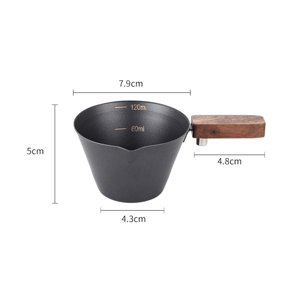 With Handle Espresso Pouring Mug Stainless Steel Coffee Pouring Cup New Espresso Mug