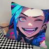 J-Jinx Анимированный Игровой Персонаж Наволочка Квадратная Подушка Спальня Диван Досуг Комфорт Подушка Автомобиль Гостиная Украшение Дома