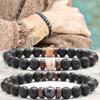Men's Fashion Volcanic Stone Bracelet