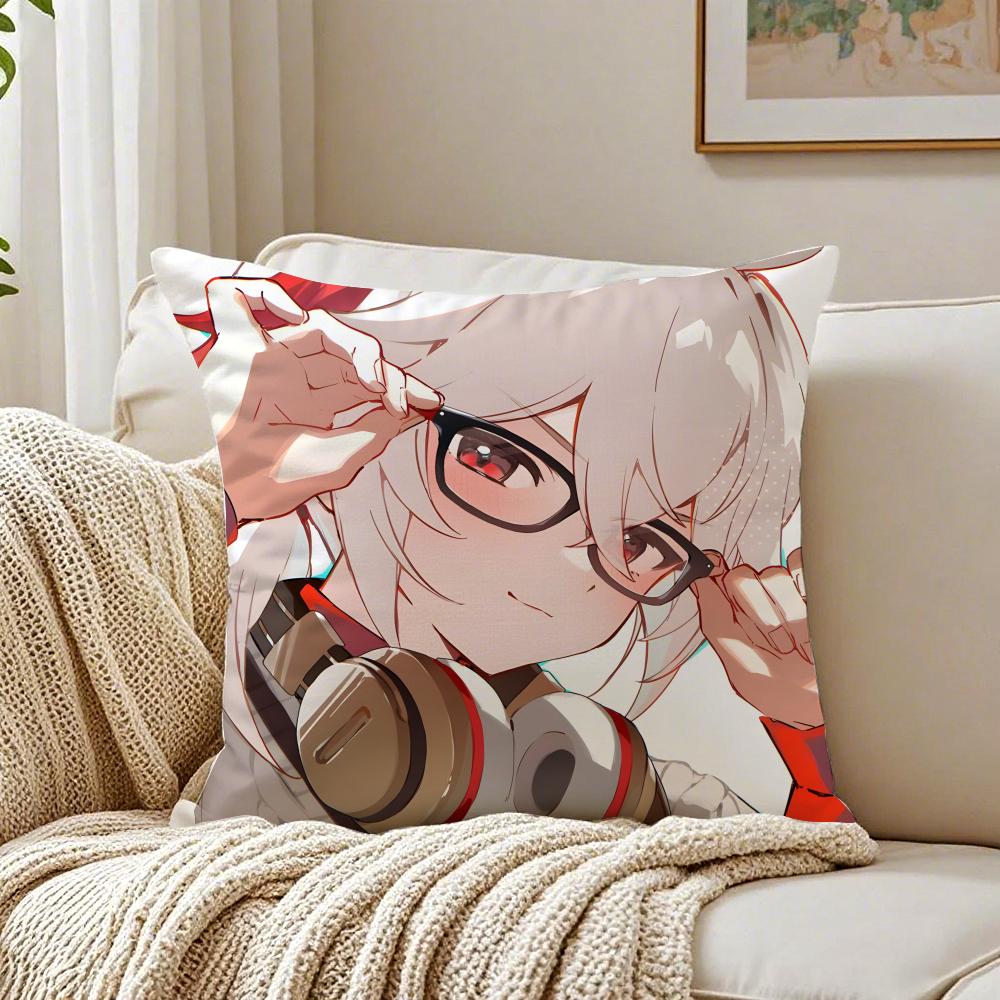 KKazuha Cushion Cover Pillowcase Antidustmite living Room Sofa Decor Cushion Room
