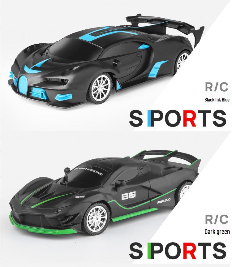 High-Speed Remote Control Drift Car with Lights - Racing Boy Toy Electric Model