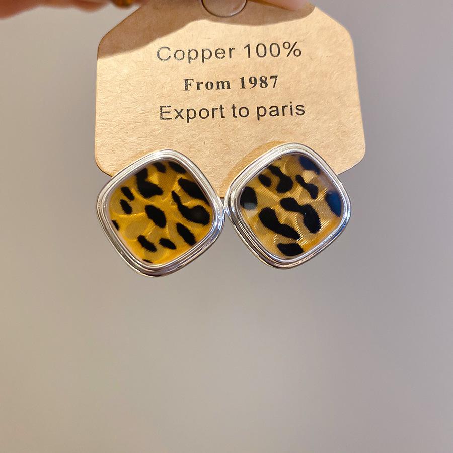 Серьги-пусеты «Тигровый глаз» в стиле Y2K: Роскошная, Элегантная, Универсальная Мода
