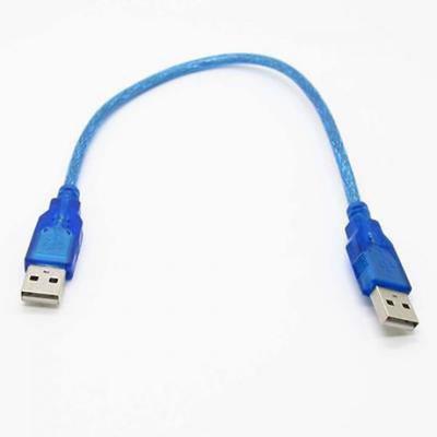 Кабель-адаптер USB 2.0 типа A «папа-папа» длиной 30 см, удлинительный кабель для передачи данных