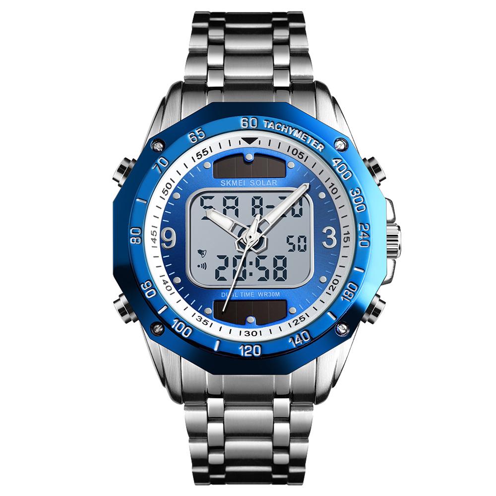 SKMEI 1493 Quartz Digital Electronic Men Watch Fashion Casual Outdoor Sports Male Wristwatch Dual