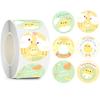 50-500pcs Cute Reward Stickers for Kids Children Kindergarten School Encouragement Students Games Toy Animals Stationery Labels