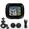 Система контроля давления в шинах мотоцикла TPMS, сигнализация температуры с 2 внешними датчиками, системы сигнализации шин мотоцикла в режиме реального времени