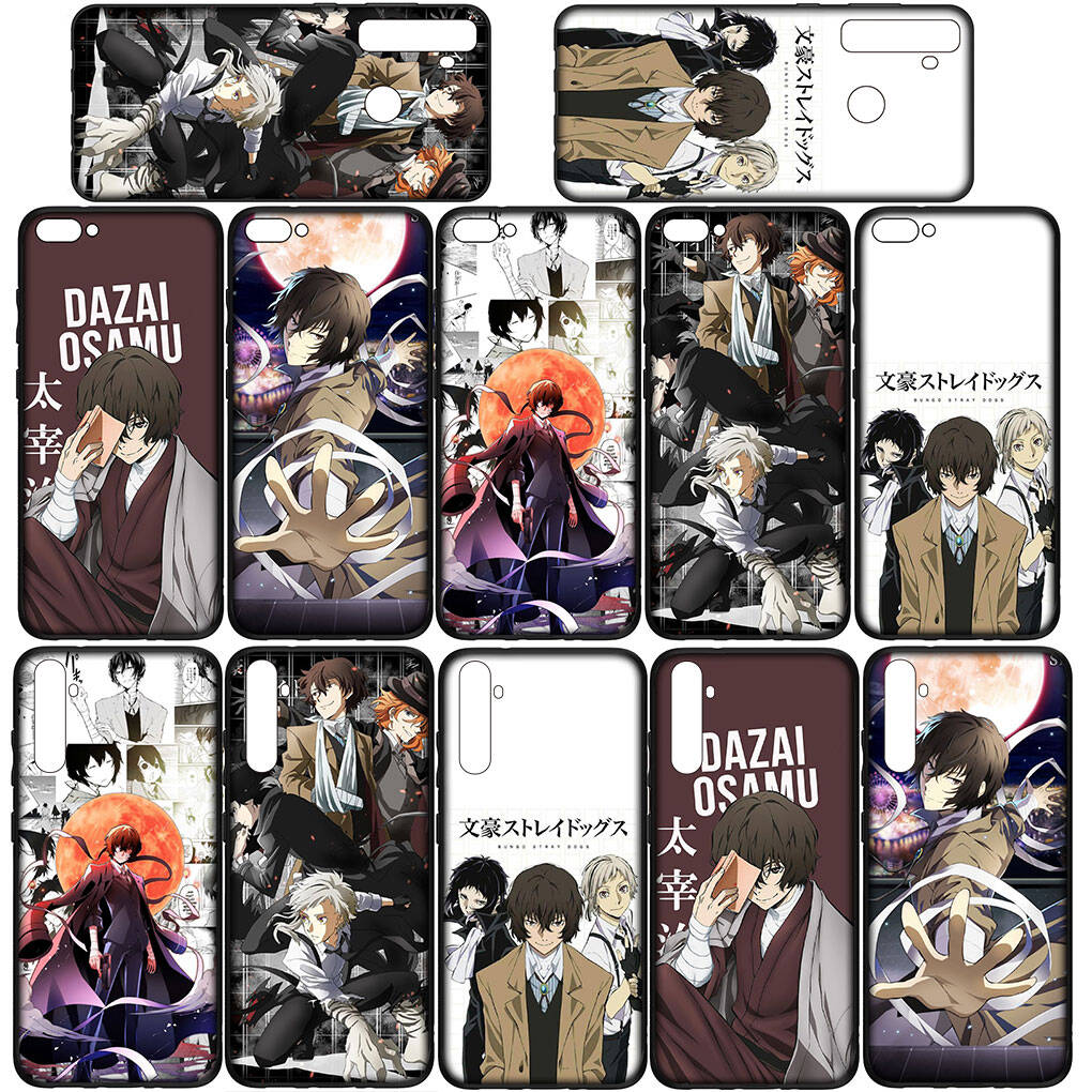 Чехол для iPhone 17 16 15 Xiaomi Poco Redmi Note 14 13 12 11 Pro Max 9 16e Samsung Galaxy S25 S24 S23 OPPO Huawei Мультяшный Bungou Stray Dogs Чехол для телефона
