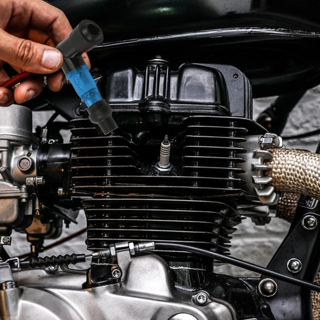 Motorcycle Flash Spark Plug Cap Right Angle Flashing Spark Plug Cap High Performance 90