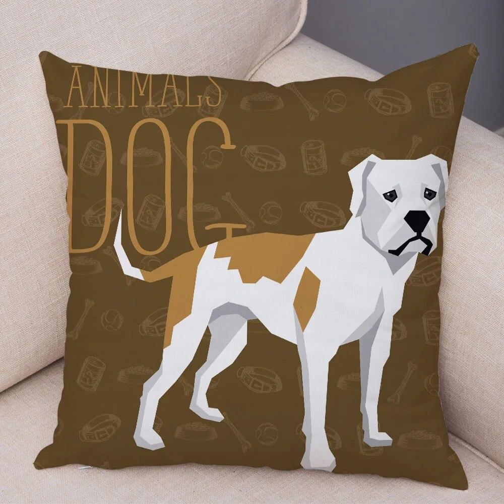 Диван домашняя наволочка цвет шнауцер далматинец наволочка декоративная мультяшная собака домашнее животное