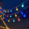 Светодиодные мини-гирлянды, разноцветные, атмосферные огни для кемпинга, рождественские, для улицы, сада, фестивальные, декоративные огни, на батарейках