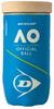 Теннисные мячи DUNLOP AUSTRALIAN OPEN 2 мяча x 30 бутылок DAOBYL2CS60 Желтые (Открытый чемпионат Австралии) (60 Шариков)