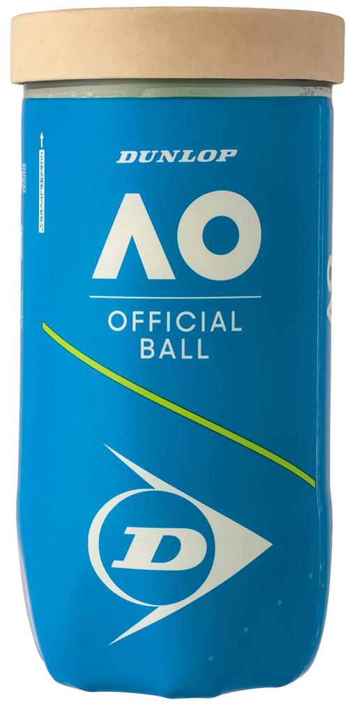 Теннисные мячи DUNLOP AUSTRALIAN OPEN 2 мяча x 30 бутылок DAOBYL2CS60 Желтые (Открытый чемпионат Австралии) (60 Шариков)