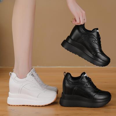 Кроссовки на платформе 10 см, массивная женская обувь, летняя обувь, весенне-осенние прогулочные кроссовки, модные