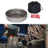 Frying Pan Nonstick Cooking Pot Portable Essential Professional with Folding Handle Cookware