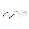 MICHAEL KORS Solid color decoration metal cat eye optical frame women's gold