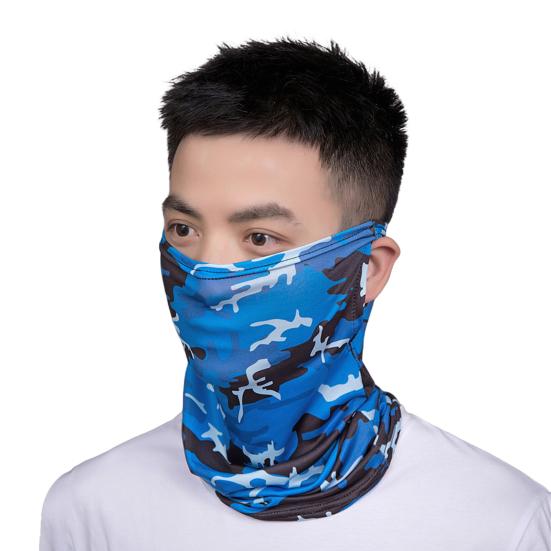 Face Guard Sun Protection Neck Cover Ice Silk Breathable Quick-Dry Face Guard