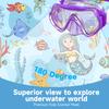 Детская маска для дайвинга и снорклинга Findway с защитой от запотевания и ультрафиолета, очки для плавания с обзором 360° для мальчиков и девочек в возрасте от 5 до 16 лет