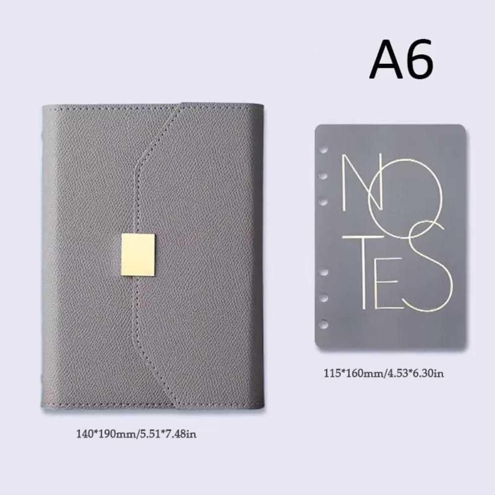A6/A5 Binder Notebook PU Leather Travel Journal Notebook Premium Refillable Notebook