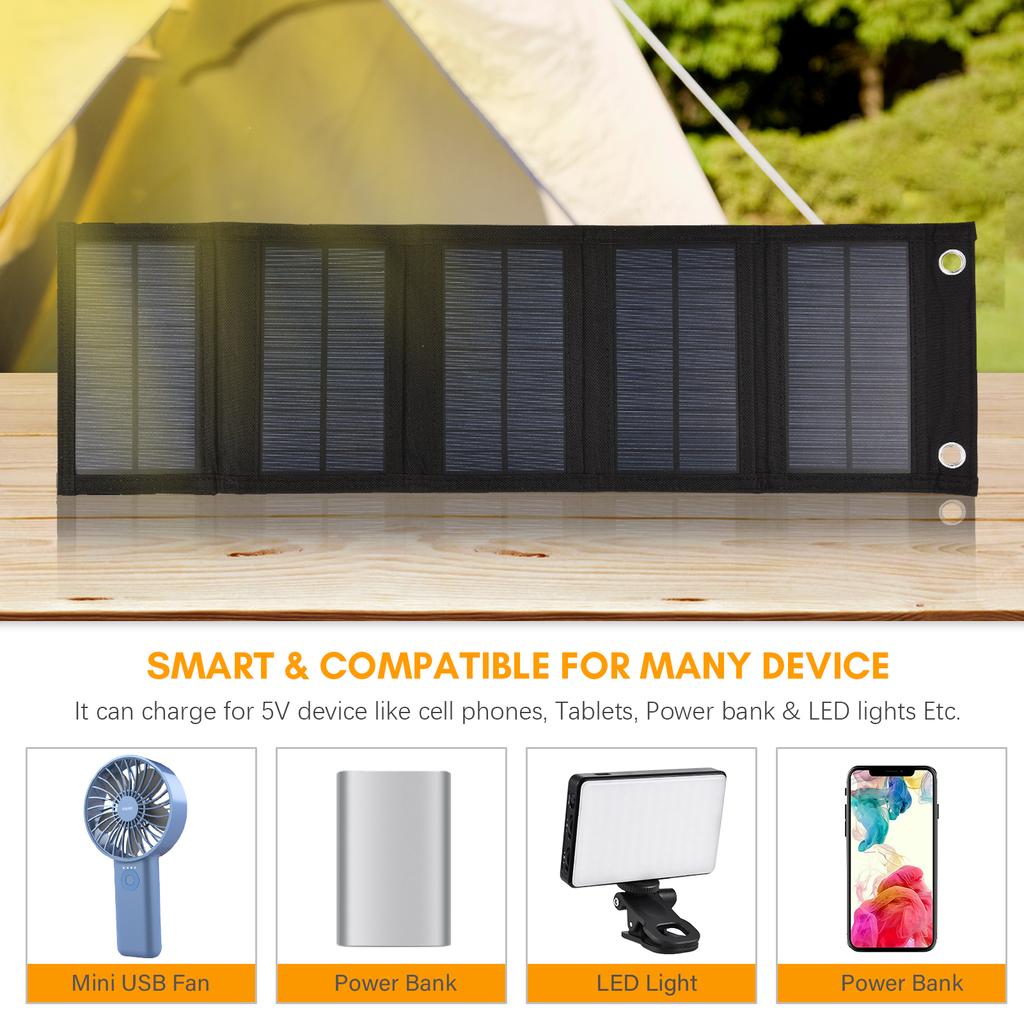 10W Foldable Solar Panel Portable Solar Power Solar Panel Solar Module Panel Portable High