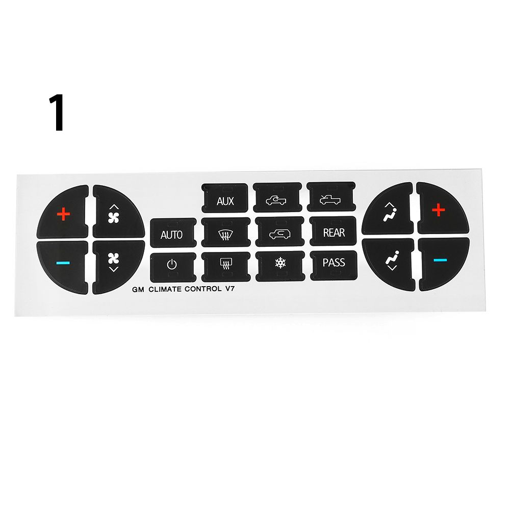 Климат-контроль Замена Наклейки для салона автомобиля Ремонт кнопок Украшения Кнопка управления Наклейка