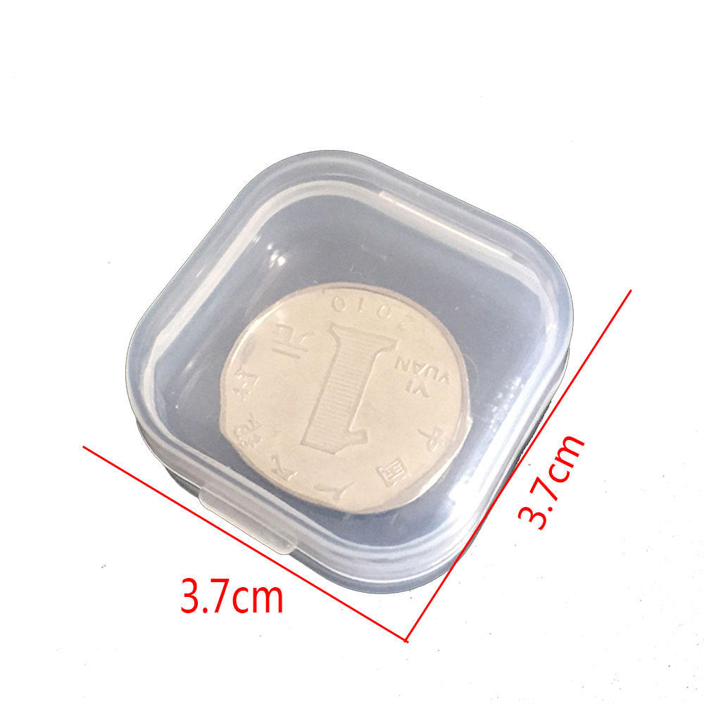 20 шт. Горячий популярный прозрачный контейнер для берушей, шкатулка, пластиковая мини-коробка для хранения