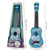 Mini Playable Ukulele Toy Guitar, Educational Musical Instrument for Boys and Girls, Puzzle Fun Party Birthday Christmas Halloween Gift