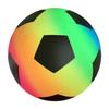 9-дюймовый радужный футбольный мяч из ПВХ для детской игровой площадки, упругий мяч для игры в парке на заднем дворе и на пляже