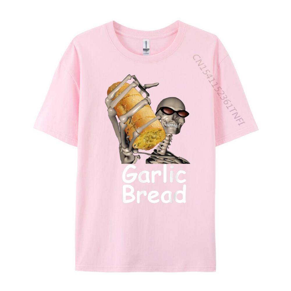 Garlic Bread Skeleton Funny Graphic Tees Men Clothes Big And Tall Graphic