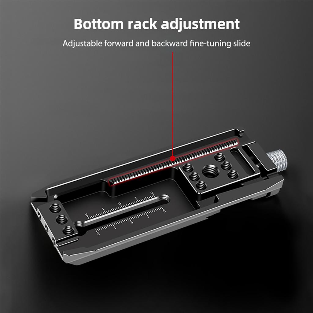Quick Release Plate for Gimbal Aluminum Alloy Arca Swiss Quick Release Plate Adapter Replacement for DJI Ronin RS2 RSC2