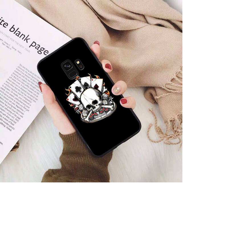 Poker Phone Case For Samsung Galaxy S20 S10 Plus S10E S5 S6 S7edge S8 S9 S9Plus S10lite 2020