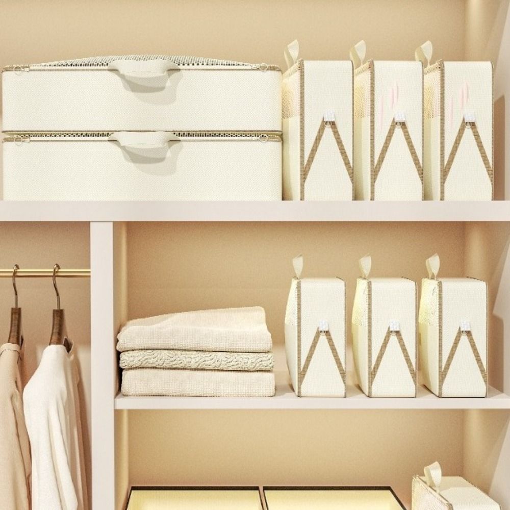 Large Capacity Clothes Quilt Storage Bag Visible Blanket Sorting Bags  Storing Bedding