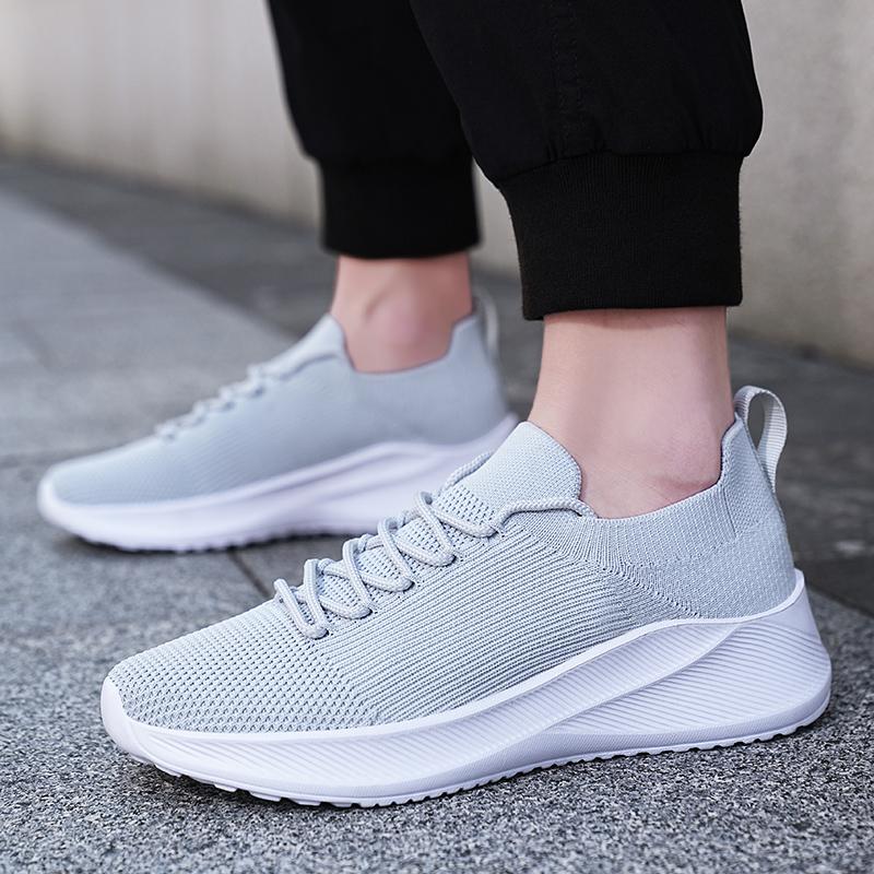 Модные мужские мягкие спортивные туфли, дышащие модные сетчатые кроссовки, удобные мужские высококачественные легкие кроссовки для активного отдыха, большой размер 48