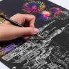 City Night View Scratch Art – DIY Creative Handmade Painting Gift for Bestie