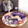 Анимированный ковер CLANNAD Круглый ковер сексуальная мультсериальная серия Игра родитель-ребенок Нескользящий для питомцев в гостиной