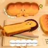 Creative Plush Bread Pencil Case - Popular Furry Stationery for Elementary & Middle School Girls, 2021 Edition