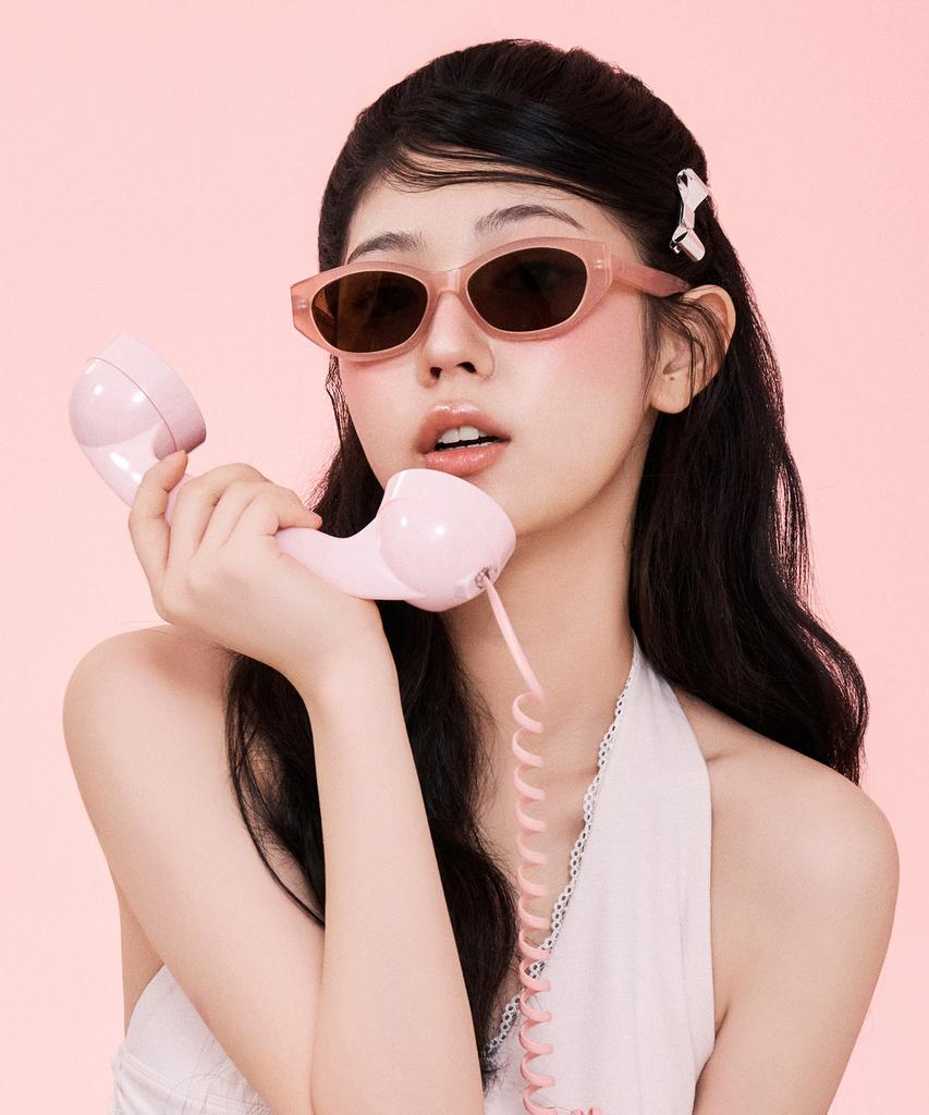 Солнцезащитные очки Likkeullou Rc Acetate Juju Розовые