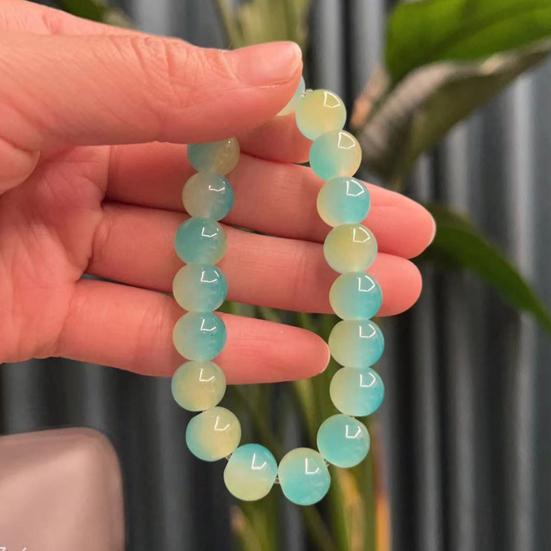 Браслет из бисера контрастного цвета, эластичная веревка, полировка ручной работы, браслет из искусственного хрусталя, ювелирные аксессуары, аксессуары