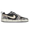 Nike Кроссовки для скейтборда Court Borough, Пиксельные падающие звезды, Граффити, Ручная роспись, Разбрызгивание чернил, Потертые, Низкие, Мужские 844881-005(Команда1134-)
