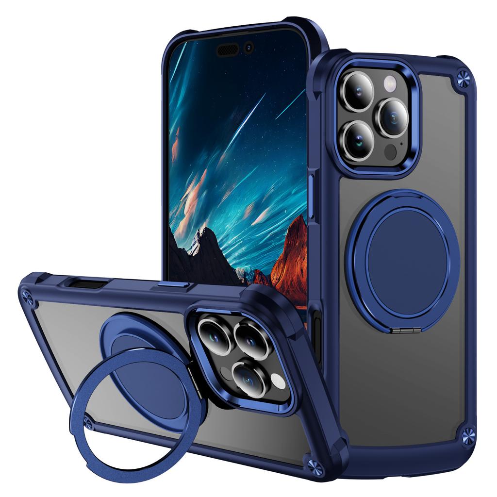 Yisimei Чехол для телефона Магнитный кронштейн Вращающийся Противоскользящий и Противоударный Бронированный Чехол-Очки для IPhone17