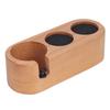 Coffee Filter Tamper Holder Coffee Tamper Station Wooden Base Bar Tamper Storage Stand Beech 3