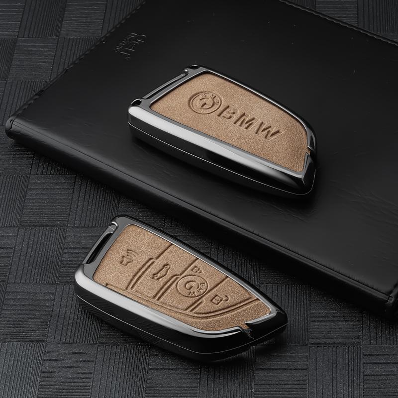 Zinc Alloy Car Key Case Cover for BMW 7 Series X1 X3 X4 X5 F15 X6 F16 520 525 G30 G11 F48 F39 f30 118i 218i 320i Car Accessories