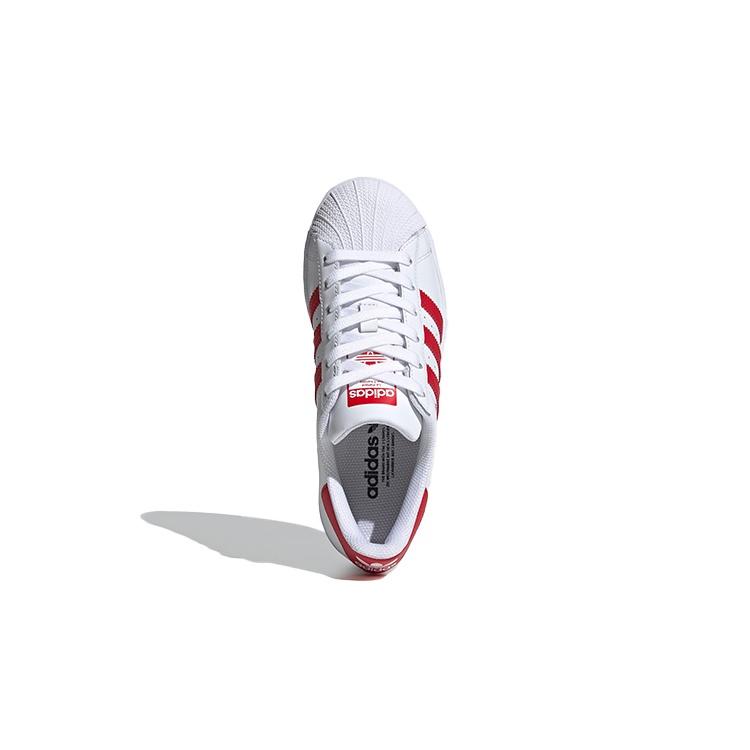 (GS) adidas originals Superstar J 'Белый Красный' Детские FW8293