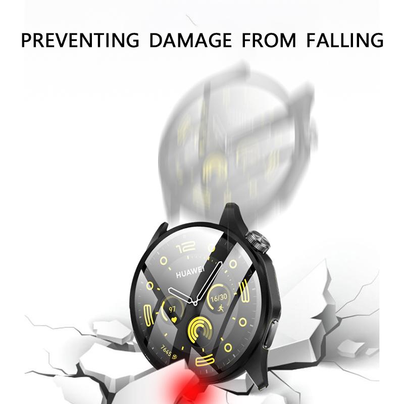 Защитный чехол для Huawei Watch GT 4 46 мм/41 мм аксессуары полное покрытие бампер экран закаленная защита gt4 46 мм 41 мм крышка