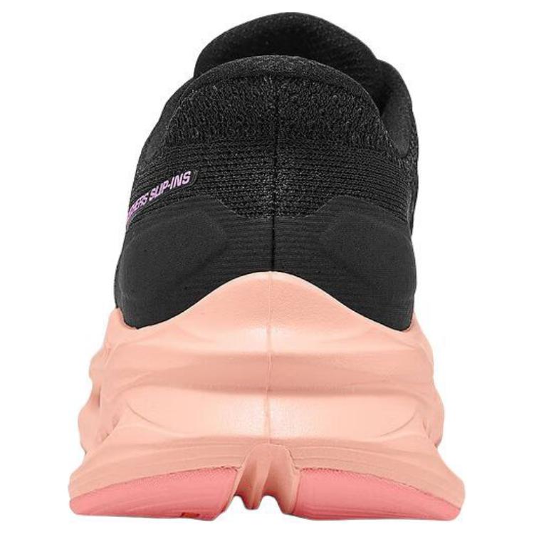 Skechers Слипоны Удобные Универсальные Низкие Беговые Кроссовки Женские кроссовки Черный 129403-BKPR