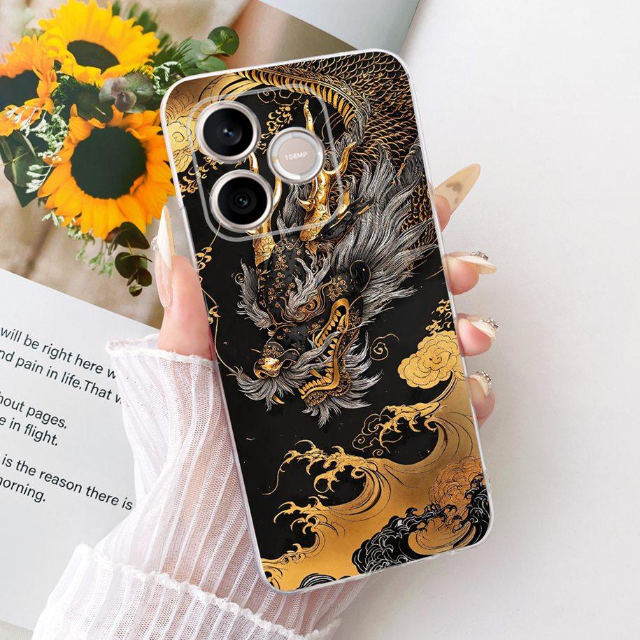 For Cover Honor 600 Lite 2026 Phone Case LNA-NX1 Cool Dragon Cartoon Soft Silicone Slim Back Coque For Honor 500 Smart 5G Bumper