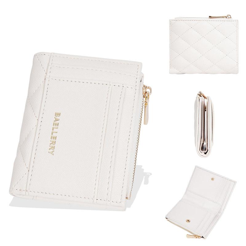 Baellerry Женские модные складные кошельки из кожи, держатель для карт для дам, денежные сумки