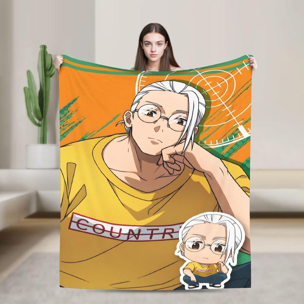 Йоичи Нагумо Фланелевый Плед Одеяло Sakamoto Days Аниме Одеяла для Дома Путешествий Теплые Постельные Покрывала