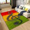 3D Creative Music Cartoon Area Rug Large,Carpet Rug for Living Room Bedroom Sofa Doormat Decoration,kids Play Non-slip Floor Mat